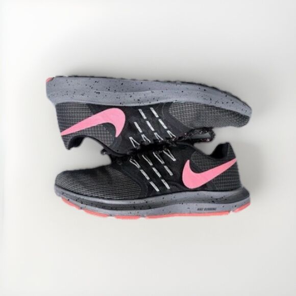 Nike Swift Women’s Running Shoes Size 8 Black Pink Athletic Sneakers Comfort - Picture 7 of 8